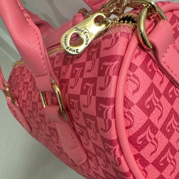 Juicy Couture pink PINK LEMONADE FAME SATCHEL and matching wallet Set - Picture 5 of 7